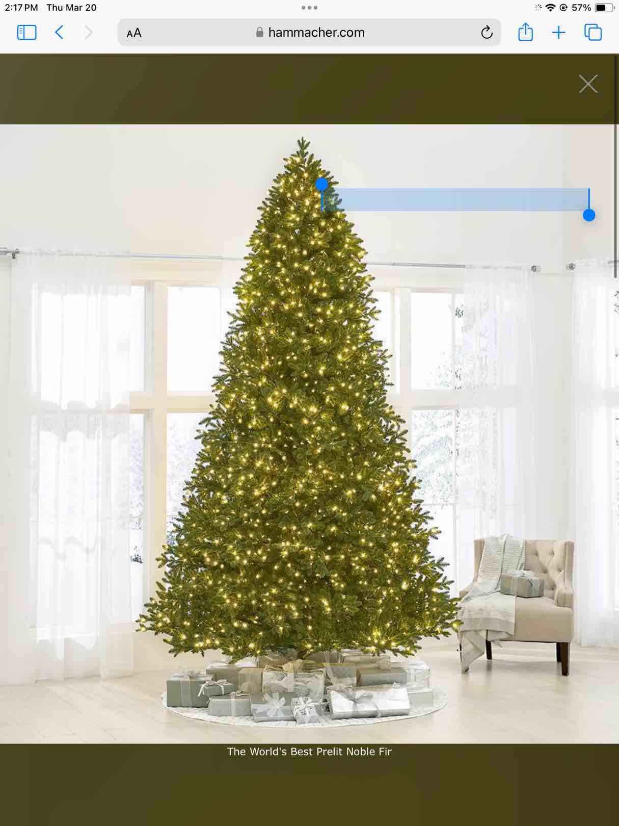 The World's Best Prelit Fraser Fir