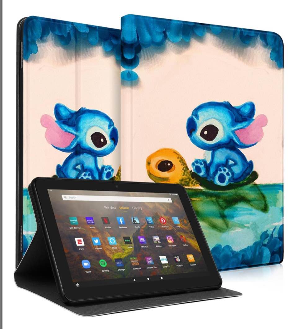 Besoar for Galaxy Tab S6 Lite Case 10.4 Inch 2024/2020/2022 for Girls Kids Teen Boys Women Cute Cartoon Kawaii Design Tablet Covers Stand Folio Smart Fashion for Samsung Galaxy Tab S6 Lite,Turtle Sti