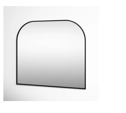 sabine metal wide arch wall mirror