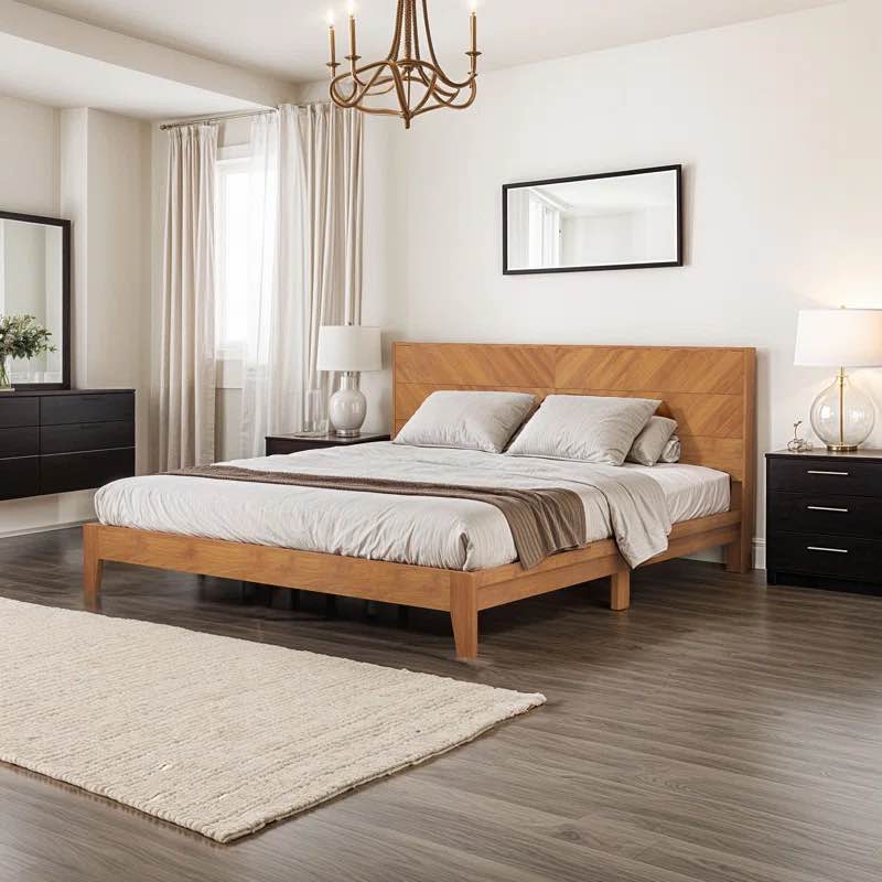 Aleshire Platform Bed (Incomplete Box 1/2 ) (Queen Size)