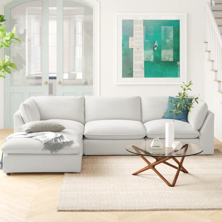 *incomplete,armless chair and 2 corners only* Brijito 4 - Piece Upholstered Sectional *3 pieces total*