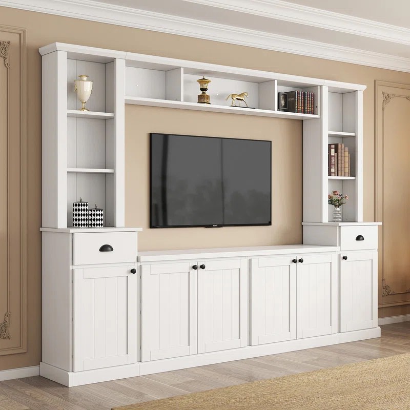 *incomplete,box 2/3 only* Adnel Storage Credenza Color: White