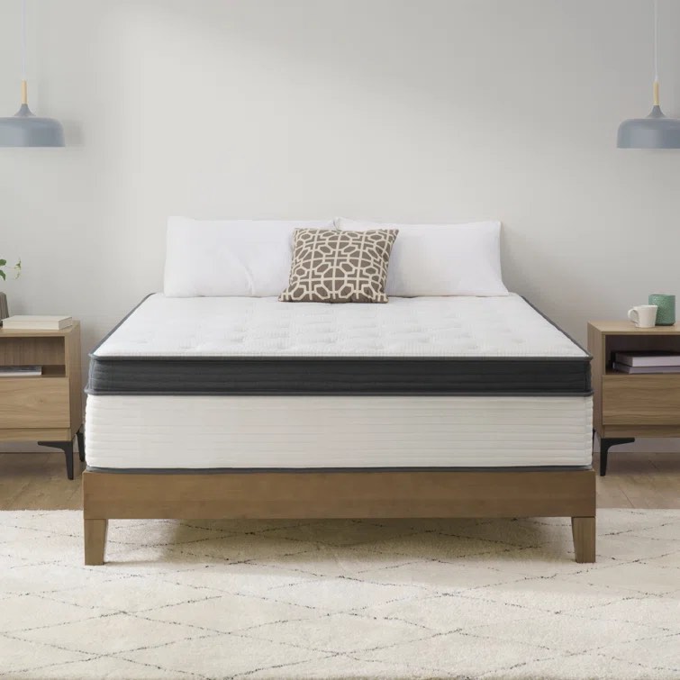 Wayfair Sleep 14" Plush Cooling Gel Hybrid Mattress king 