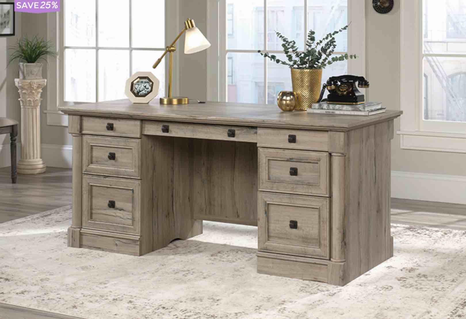 (Incomplete) Palladia Executive Home Office Desk 424809 
