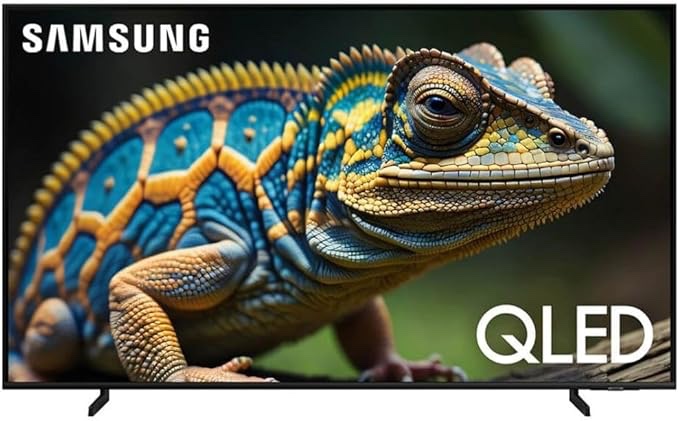SAMSUNG 43-Inch Class QLED 4K Q60D Series Quantum HDR Smart TV w/Object Tracking Sound Lite, Motion Xcelerator, Slim Design, Gaming Hub, Alexa Built-in (QN43Q60D, 2024 Model)