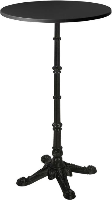 43.3inch High Top Bar Table Modern Pub Bistro Table Round Table Top Cocktail Desk for 2-3 People Bar Height Cafe Tables