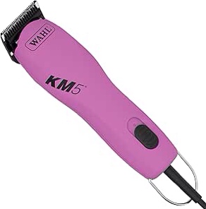 WAHL Professional Animal Thick Coat Pet Clipper & Dog Clipper (#9787-300) - Dog Hair Remover - Grooming Clippers for Dog, Cat & Pets - for Thick Haired Dogs & Pets - 2 Speeds - Pink