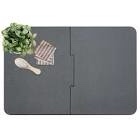 Stone Bath Mat 23 * 15 inch - Stone Bath Mat Can Be Divided Into Two Pieces. Premium Natural Diatomaceous Earth Mat for Shower,Quick Dry Bath Mat for Shower, No Slip (White)