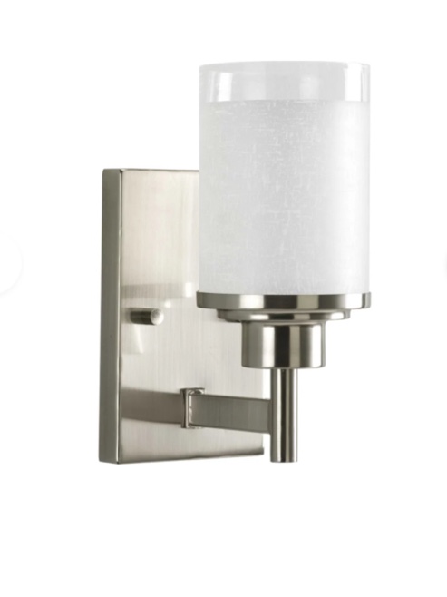 Progress Lighting Alexa Brushed Nickel Bathroom Vanity Light