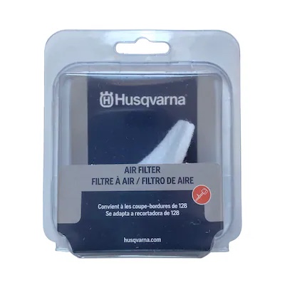 ( packs 3) Husqvarna 598616201 Air Filter White Fits 128 Trimmer Models Pkg 1