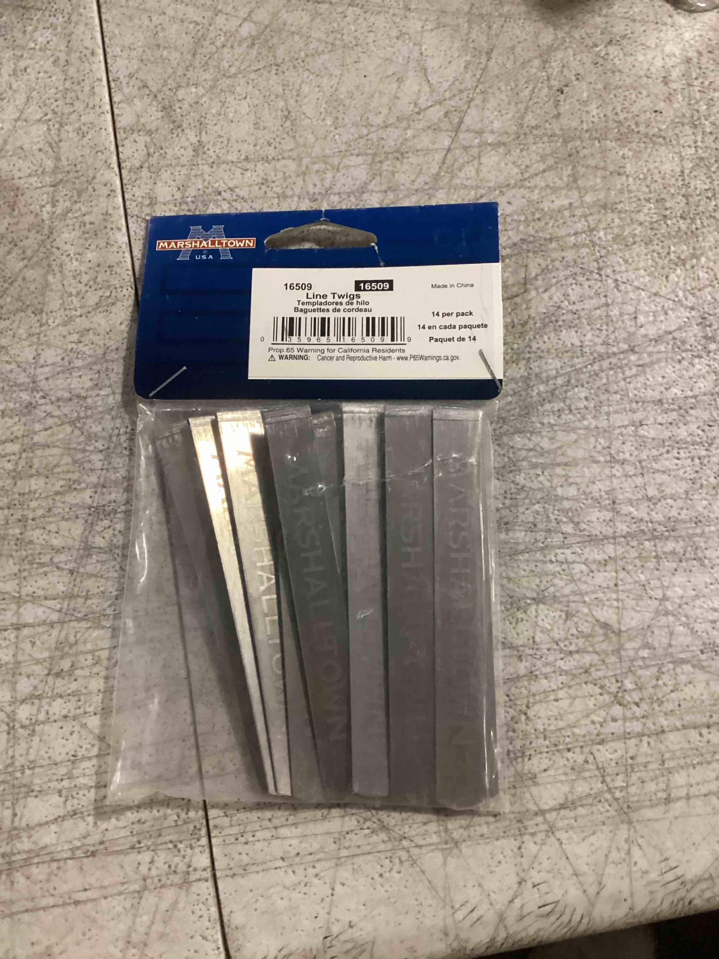 Condition photo showing Good Condition for ( packs 3) Marshalltown 16509 Masonry Line Twig  14/Bag