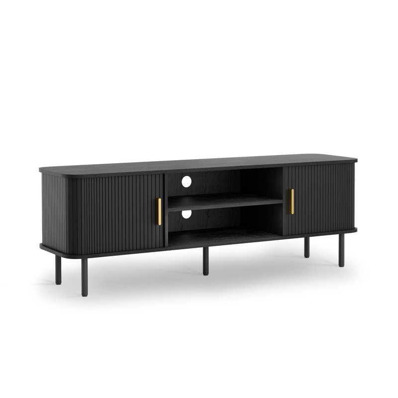 (used, incomplete) Media Console Tambour TV Stand for TVs Up to 55"