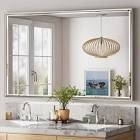 Lohoski Decorative Wall Mirror Beveled Design, Bathroom Vanity Mirror Accent Mirror Finish