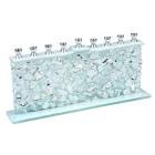 Contemporary Fused Glass Menorah