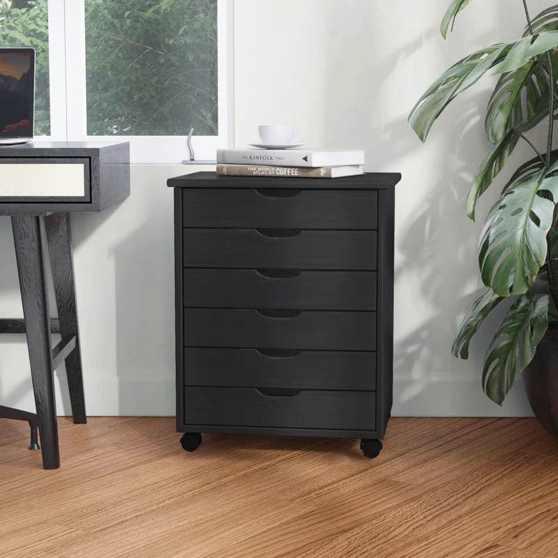 Hundo 6 Drawer Rolling Storage Chest