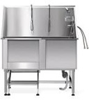 ( similar ) ( incomplete ) 50'' W Stainless Steel Adjustable Dog Grooming Tub