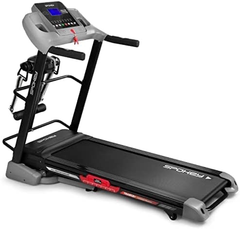 ( similar) Spokey Trance+ electric treadmill with a set for massage and ripples, speed up to 16 km/h, modern and functional, hydraulic folding system, 12 training programs