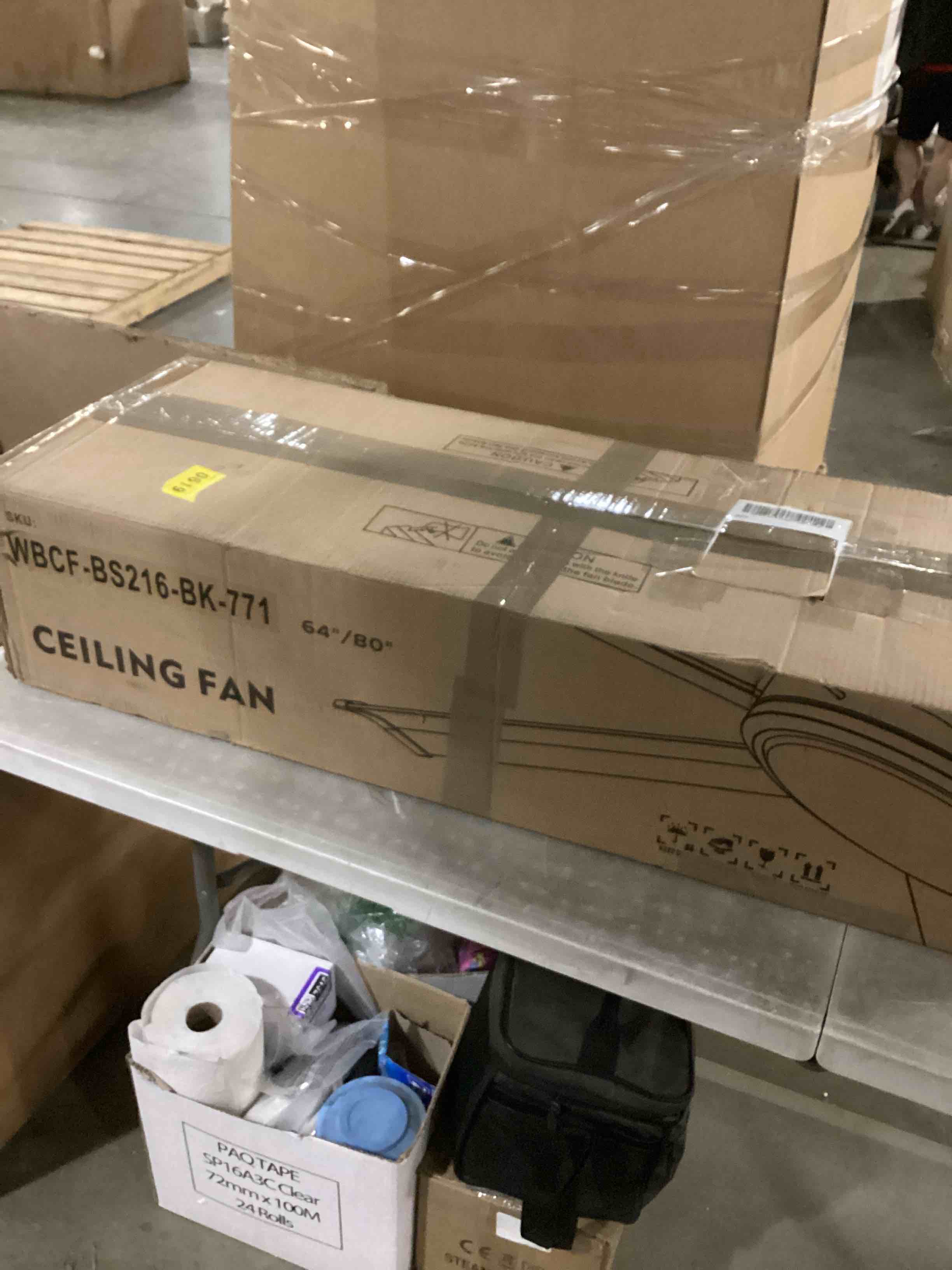 Osaze 8 - Blade LED Windmill Ceiling Fan with Remote Control and Light Kit Included