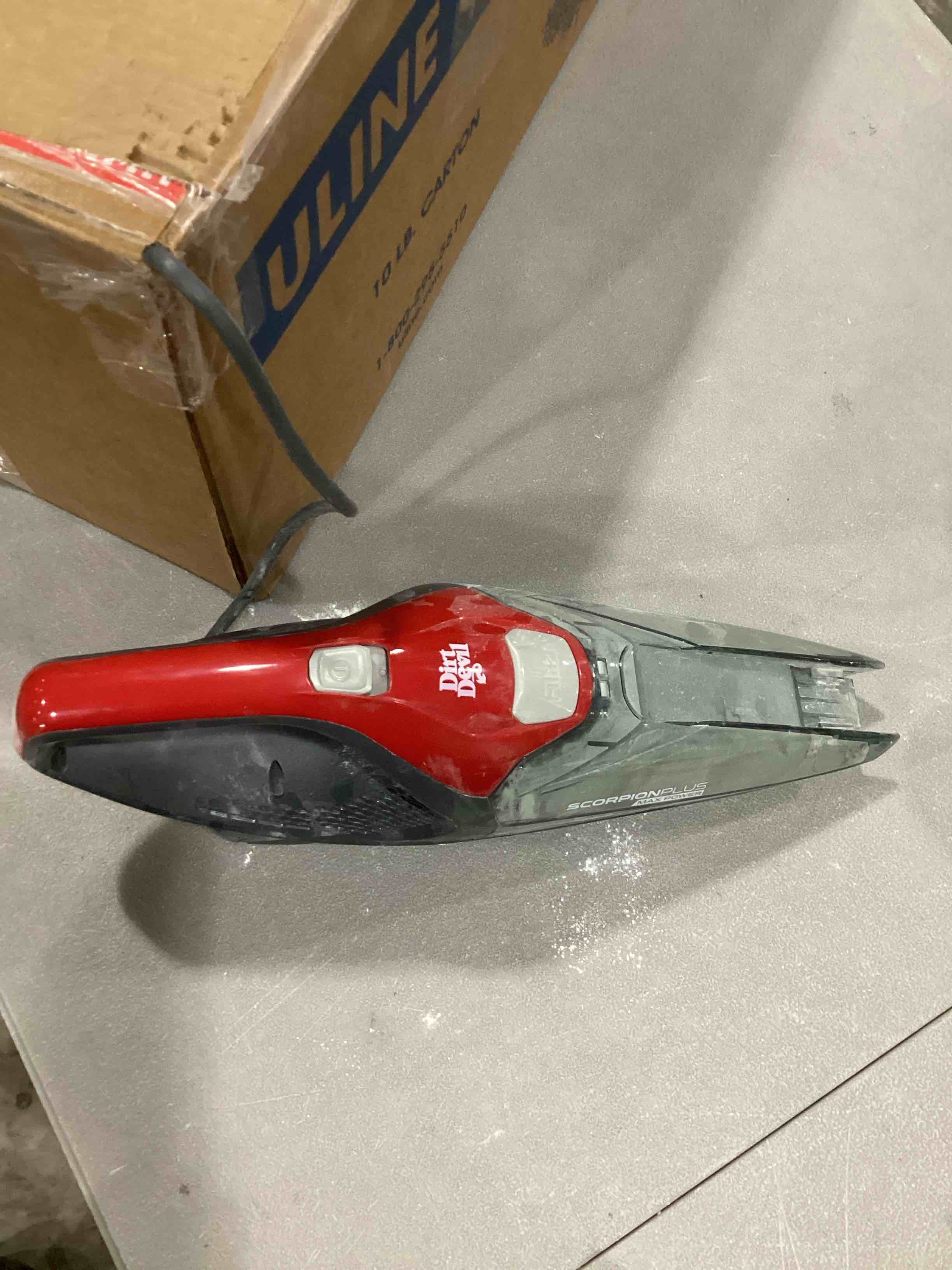Dirt Devil Scorpion Plus QuickFlip Handheld Vacuum Cleaner, Powerful Suction, Lightweight, Includes Quick Flip Crevice Tool, Corded Portable Vacuum Cleaner