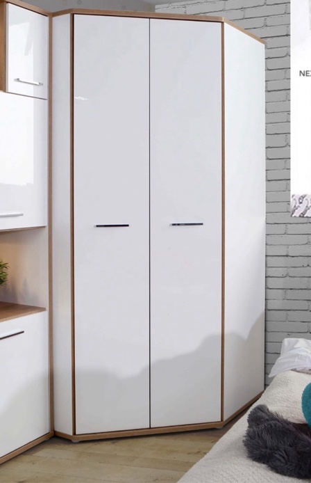 ((Incomplete )) CHRBS891-M213-0001,Saziye 2 Door Corner Wardrobe