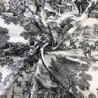 ((Incomplete )) Au Village Toile Ebony Cotton Comforter Set 8 Piece