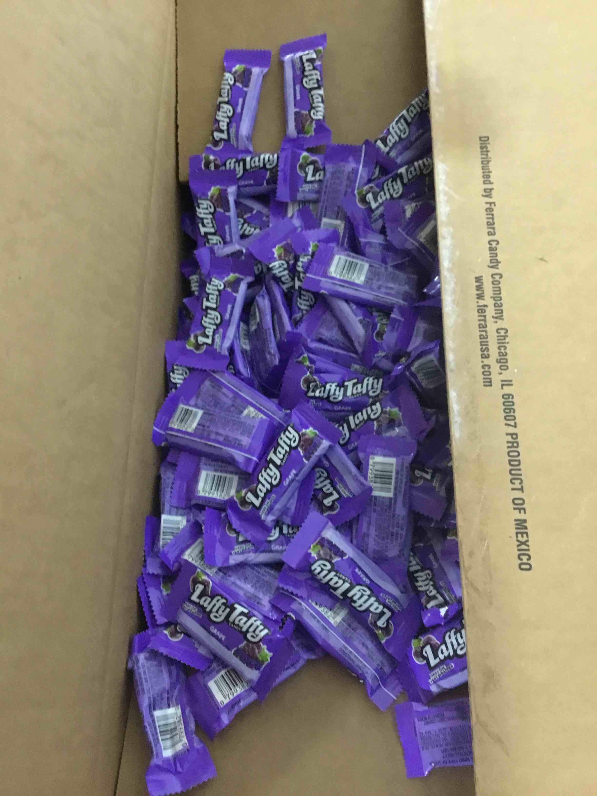 24 pounds of grape Laffy taffy Best Buy april 22