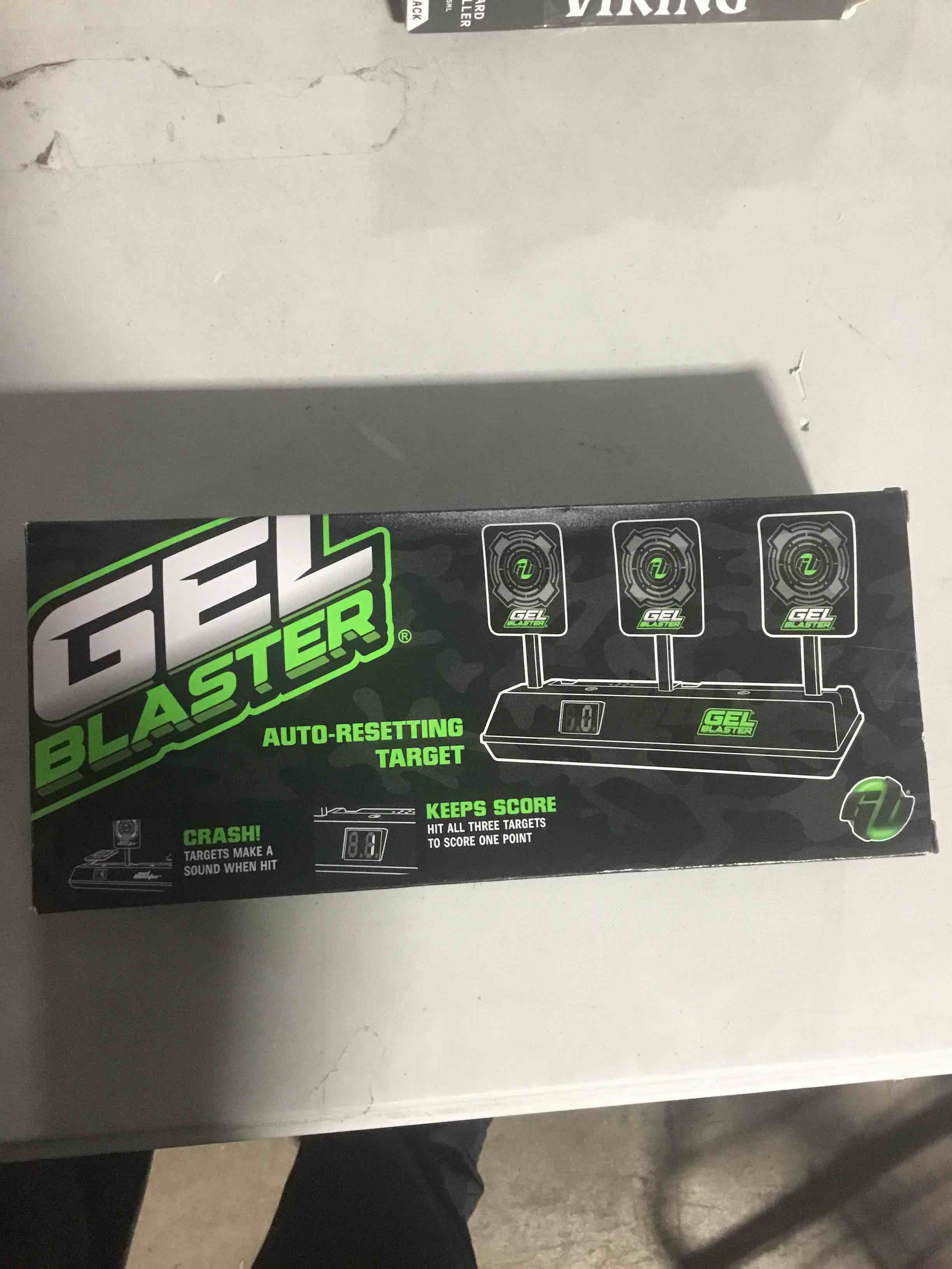 Gel Blaster Auto Resetting Target for Gel Blaster Toy Blasters – Great for Target Practice when Shooting Gellets – Features Electronic Scoring, Auto Reset Panels & Alerts - Kids, Boys & Girls Ages 12+