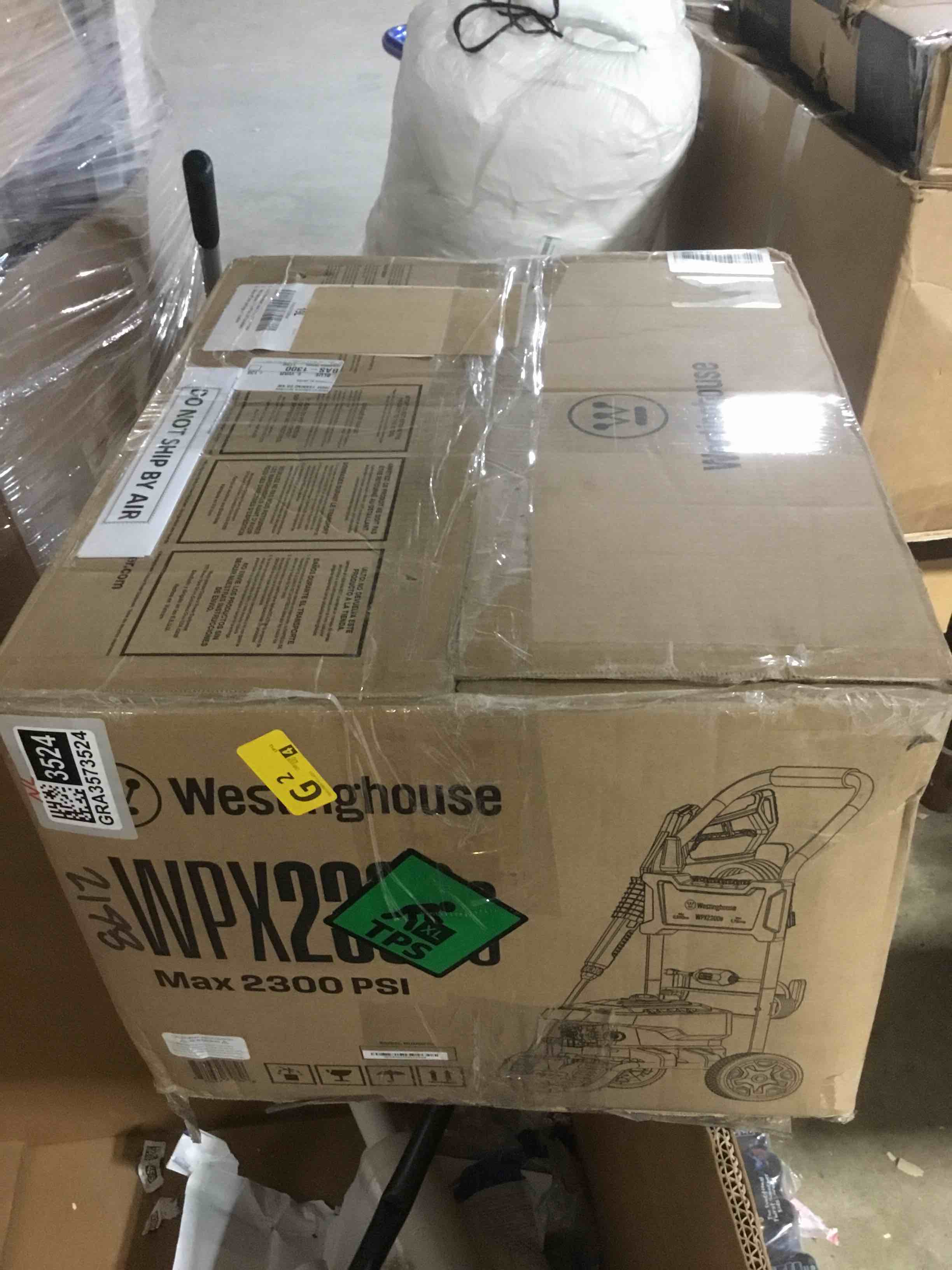 Condition photo showing New/Like New for 2300 PSI 1.76 GPM 13 Amp Cold Water Electric Powered Pressure Washer with Turbo Nozzle and 5-Quick Connect Tips