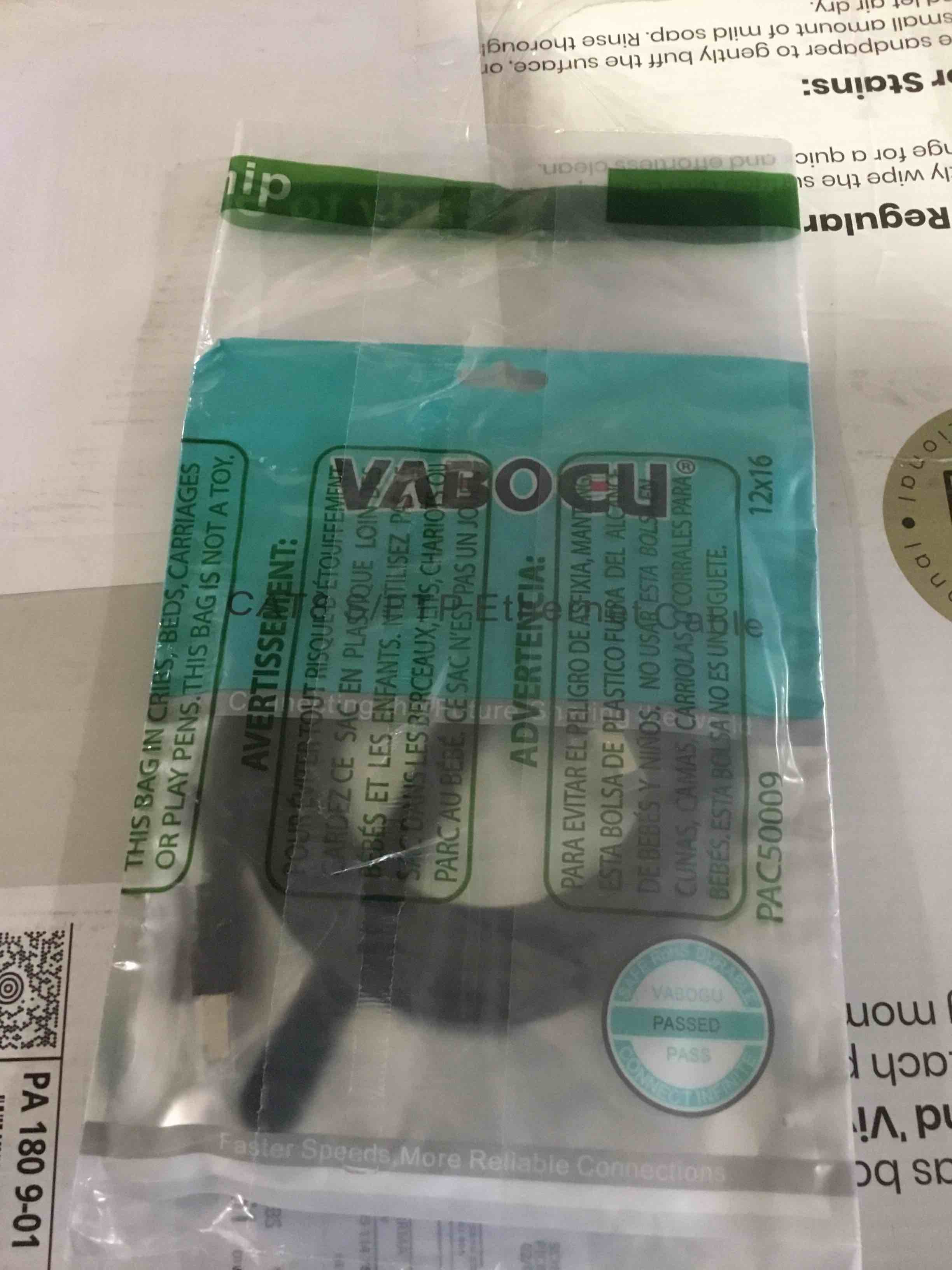 Condition photo showing New/Like New for Vabogu Cat 8 Ethernet Cable, Heavy Duty High Speed Internet Network Cable, Multiple Size Options, 26AWG, 2000MHz 40Gbps with Gold Plated RJ45 Connectors, Shielded for Indoor & Outdoor Use, 5FT 5FT-CAT8
