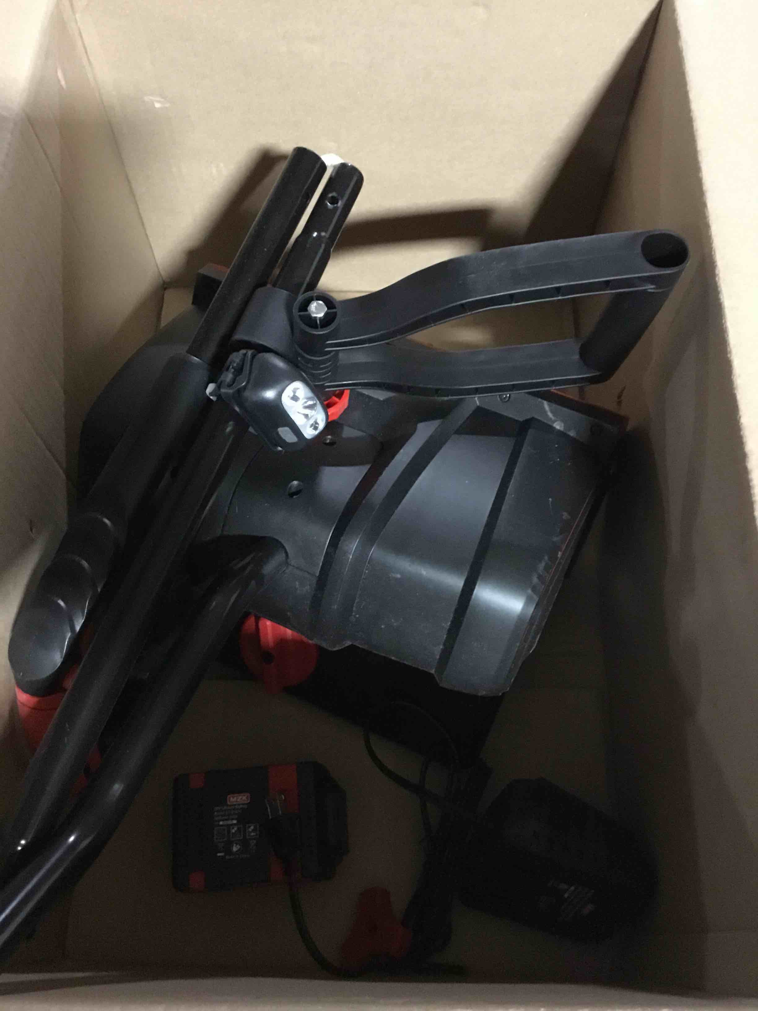 Condition photo showing Good Condition for MZK Cordless Snow Shovel, 20V 13-Inch Battery Powered Snow Thrower, Battery Snow Blower with Directional Plate & Adjustable Front Handle(4.0Ah Li-ion Battery & Fast Charger Included)