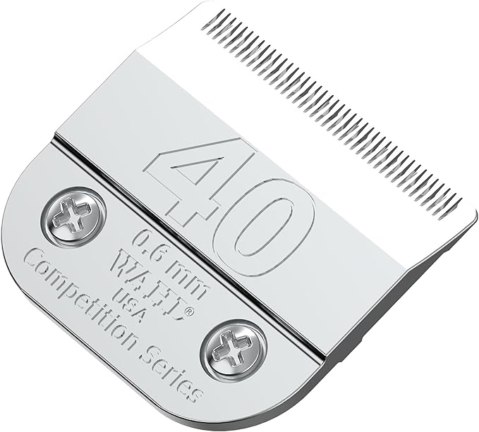 WAHL Professional Animal 40 Surgical Competition Series Detachable Blade with 3/128-Inch Cut Length (2352-100), Steel