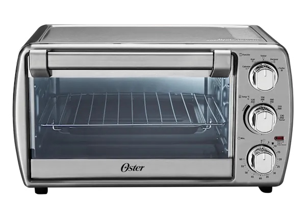 Oster Compact Countertop Oven With Air Fryer, Stainless Steel
