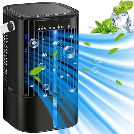 portable air conditioner fan black(stock photo similar but not exact)