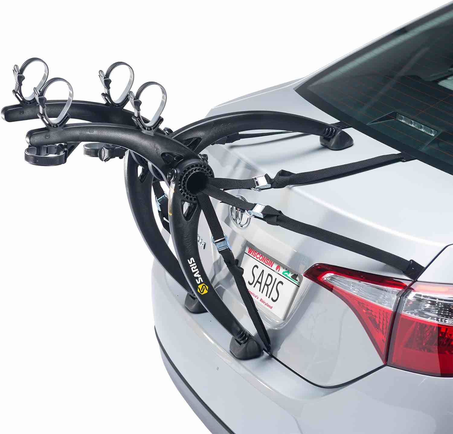 Saris Bones Car Bike Rack, Trunk or Hitch Carrier, Mount 2-4 Bicycles