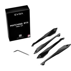 Carbon Fiber Trim Kit For Evga 20-series Ftw3 Cards