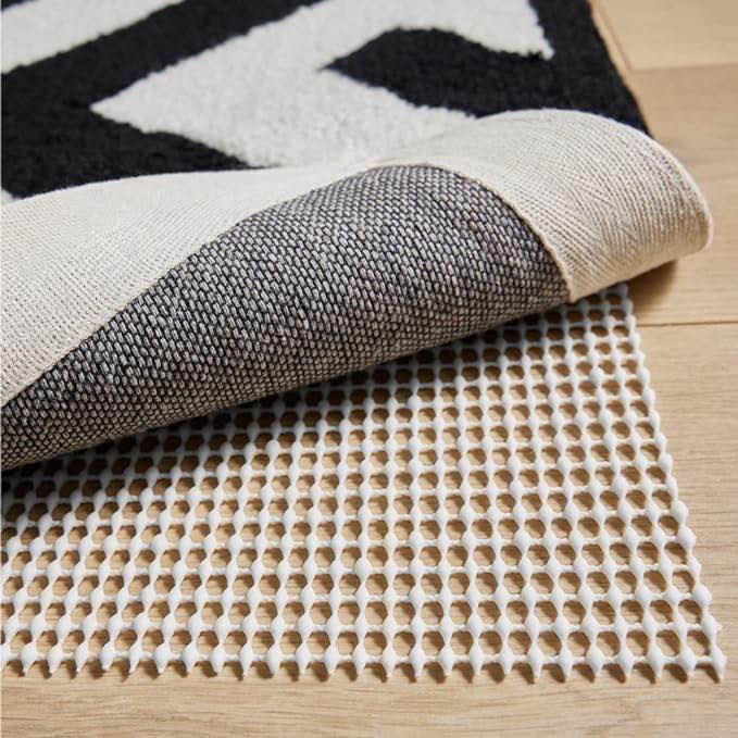 The Original Gorilla Grip (TM) Non-Slip Area Rug Pad, Made In USA, Available in 3x5, 5x8, 4x6, 2x4, 2x8, 6x9, 8x10, 8x11, 9x12, 10x14, 12x15, Rounds and Squares, Extra Cushion, Locks Rugs In Place, Hard Floor Protector, 10 Year Guarantee, No Chemical Odor