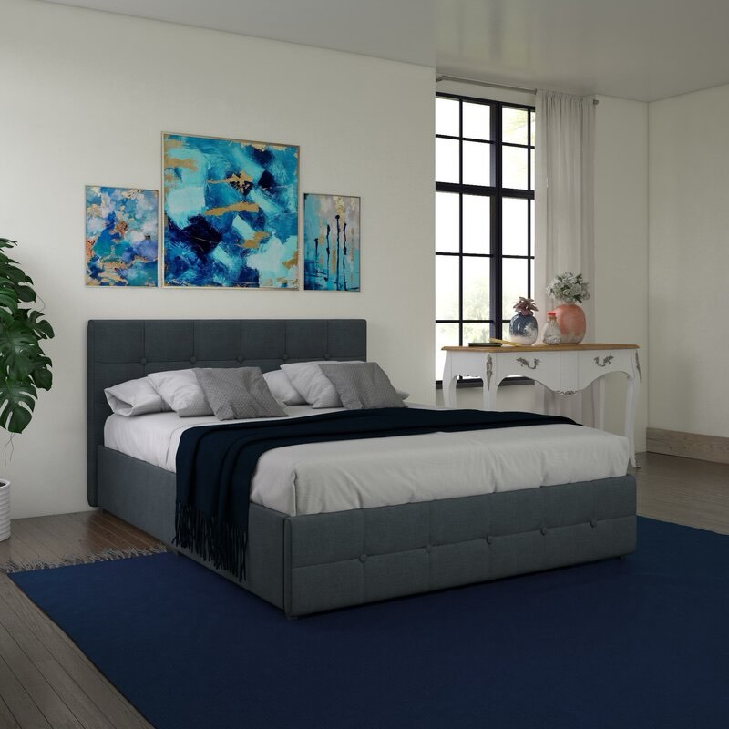 Houchins Upholstered Platform Storage Bed