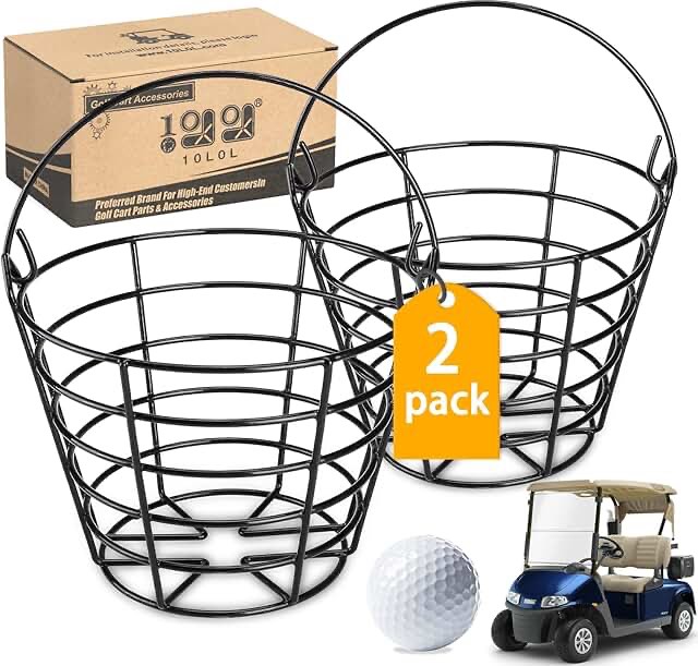  2 wire baskets for golf balls
