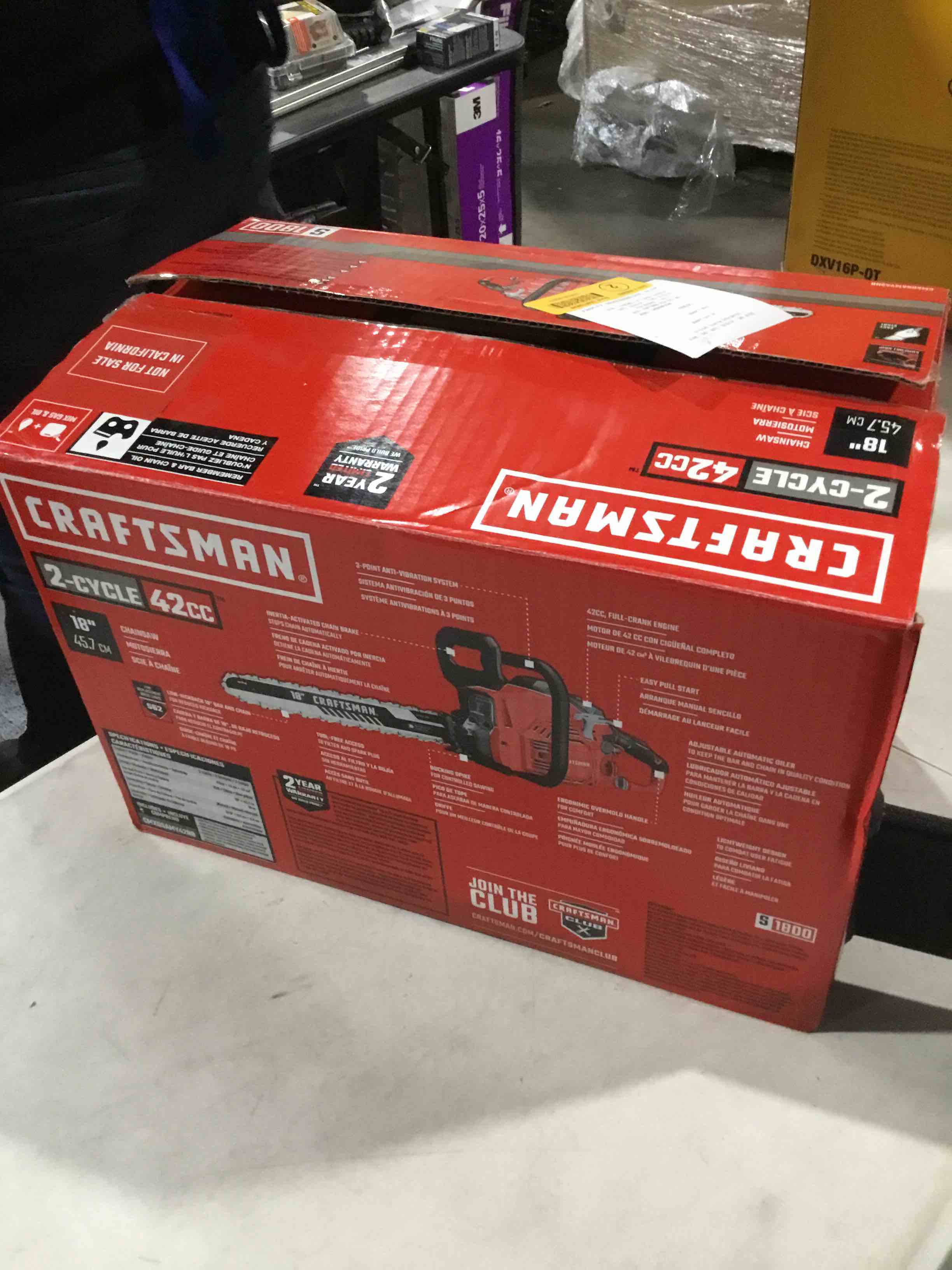 craftsman 2 cycle 42cc 18 in