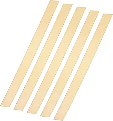  precious metals 5 pc brass strips 