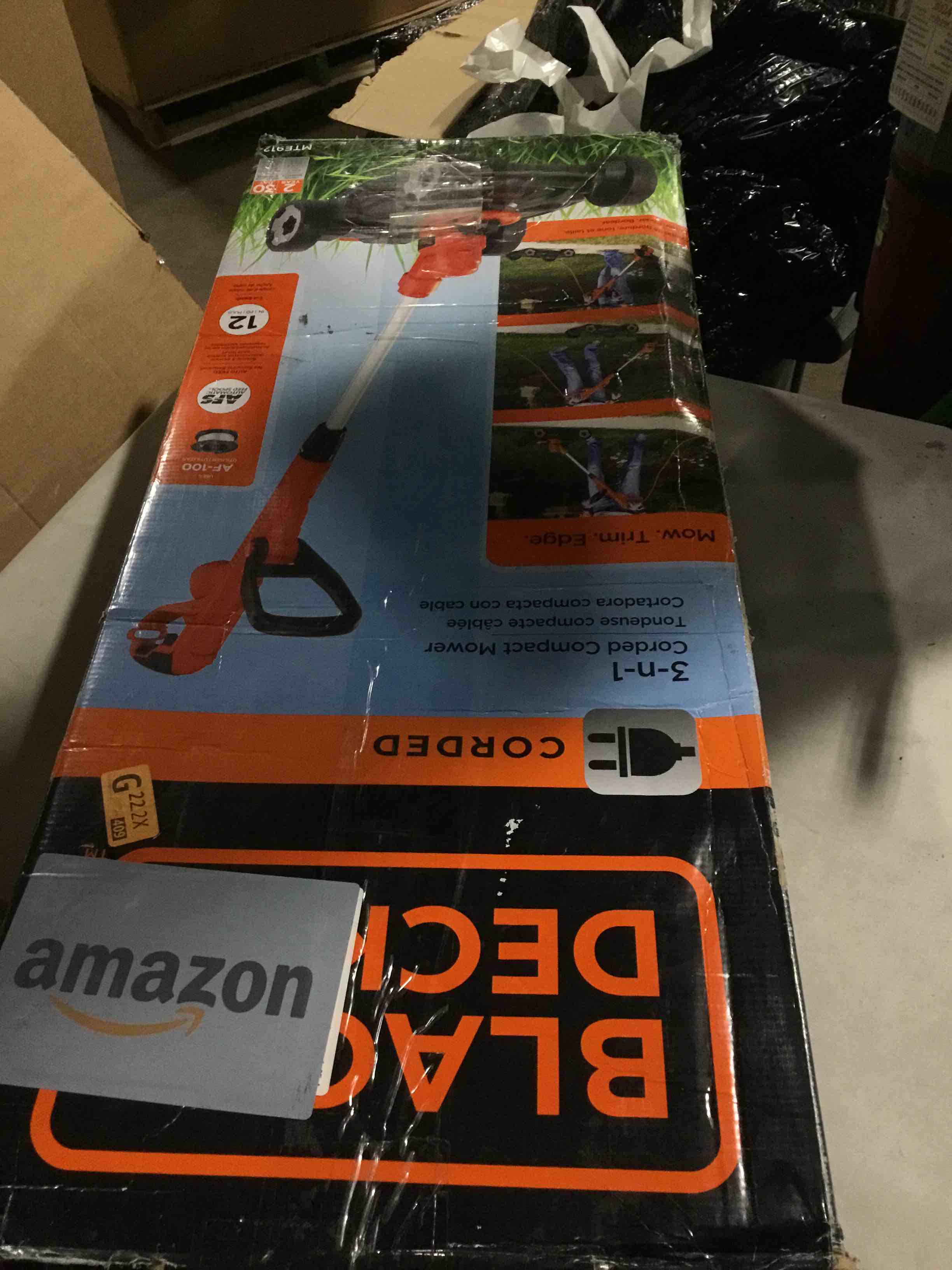 BLACK+DECKER Combination String Trimmer, Lawn Mower, and Edger, Cordless 3-in-1 (MTC220)