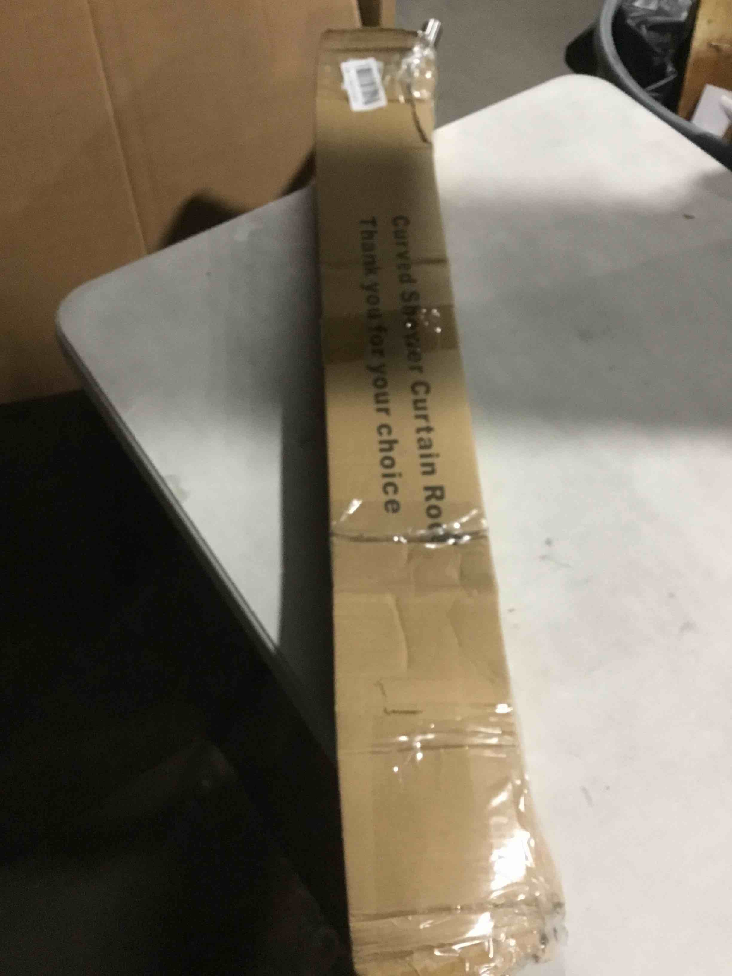 Curved Shower Curtain Rod, Adjustable 40-72 inches Extra Wide Curved Shower Rods for Bathroom, Rust proof Shower Rod, Premium Stainless Steel Curved Curtain Rod for Shower, Bathtub, Silver