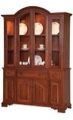 china hutch with 3 window doors 
