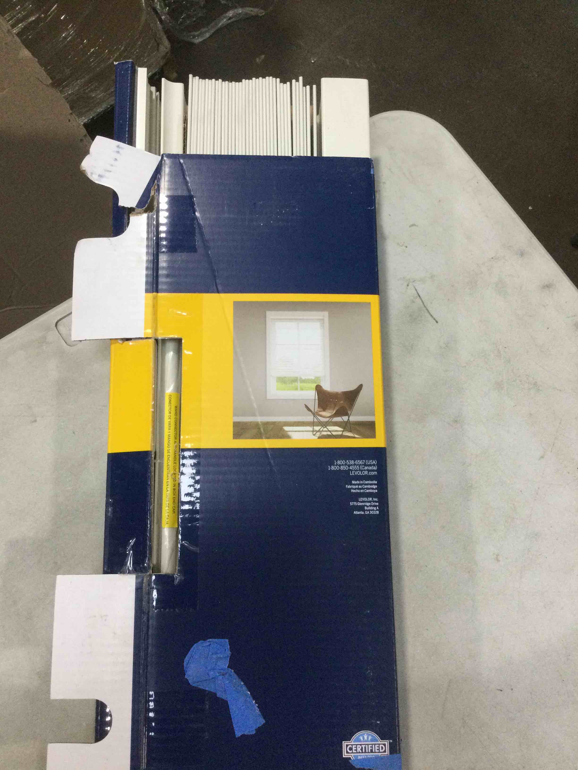 New - Genuine LEVOLOR Real Wood Chestnut Premium Blinds 1" Slat 28" 3/4x34" 1/4