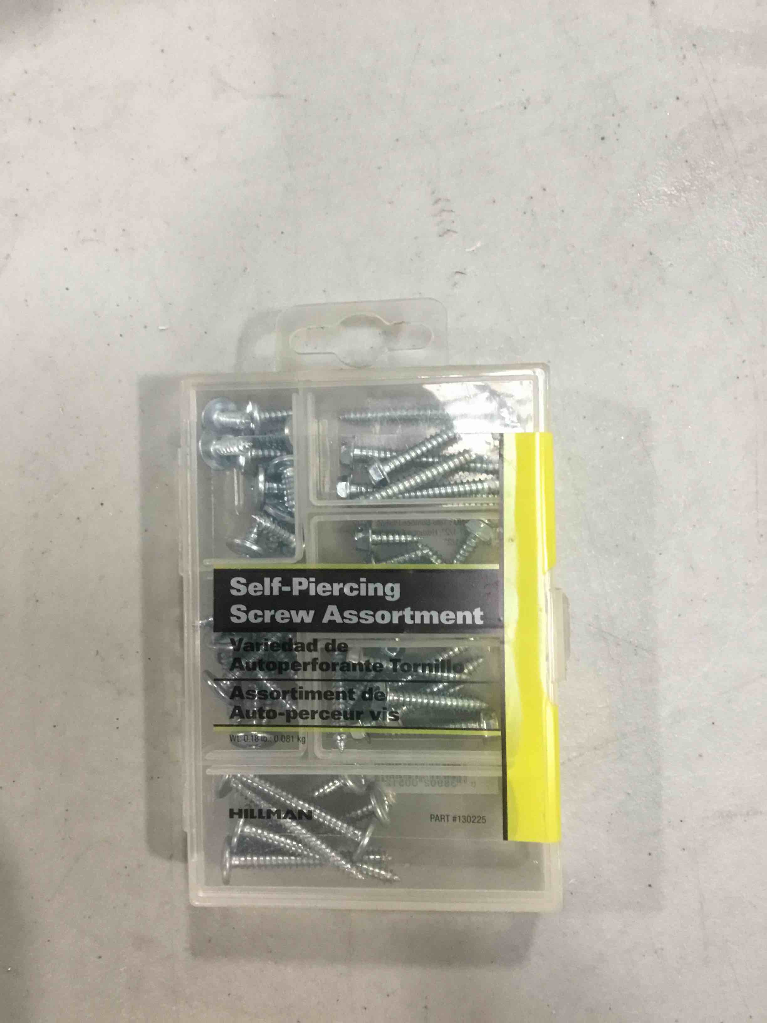 The Hillman Group 48-Piece Steel Zinc-Plated Screws Fastener Kit (Case Included)**9 boxes in bundle***