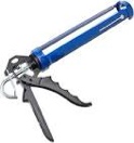 This Caulking gun is manufactured with a heavy duty metal frame, spring design trigger plus hook end & swivel action barrel.