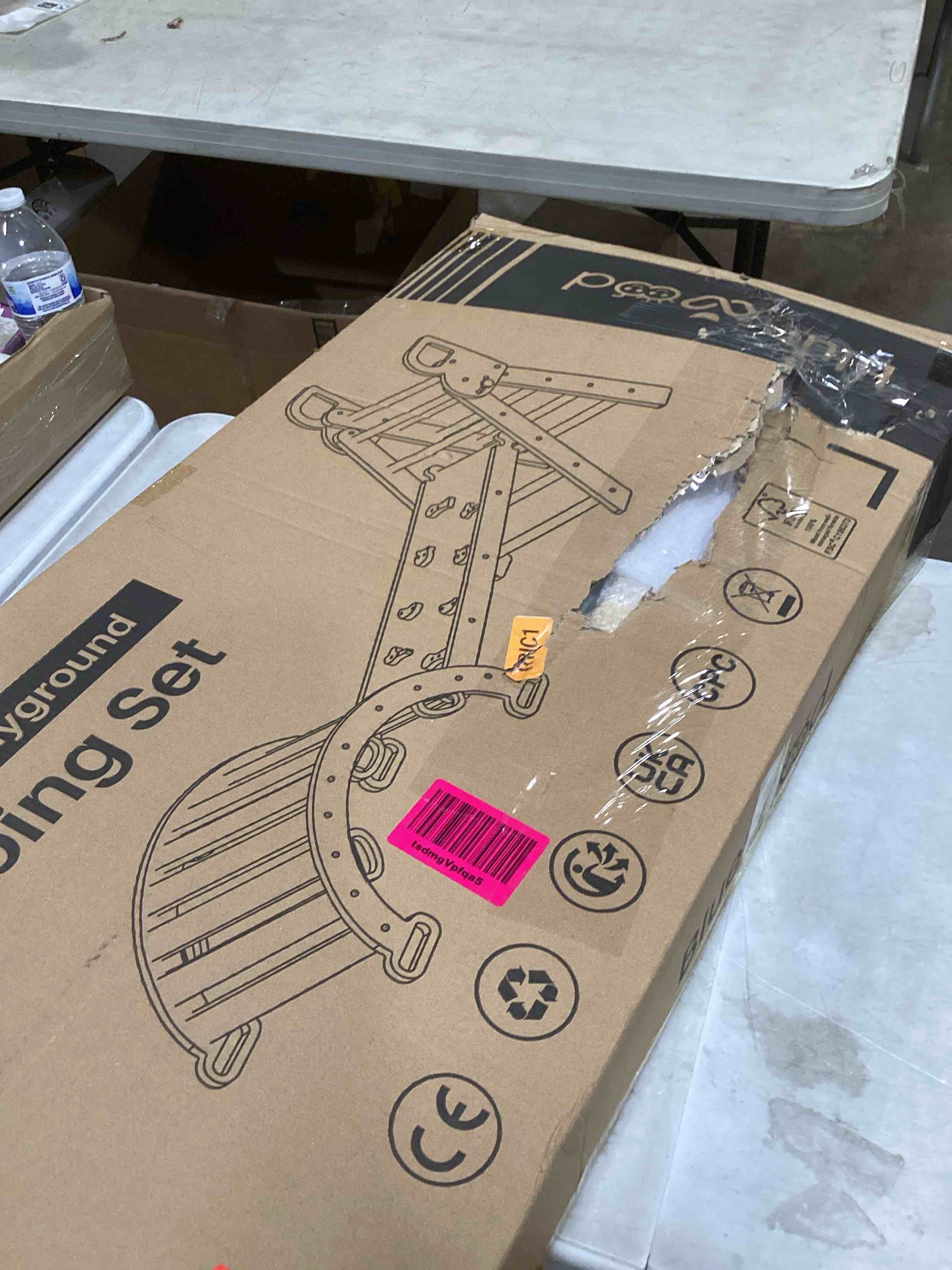 adventure playground climbing set