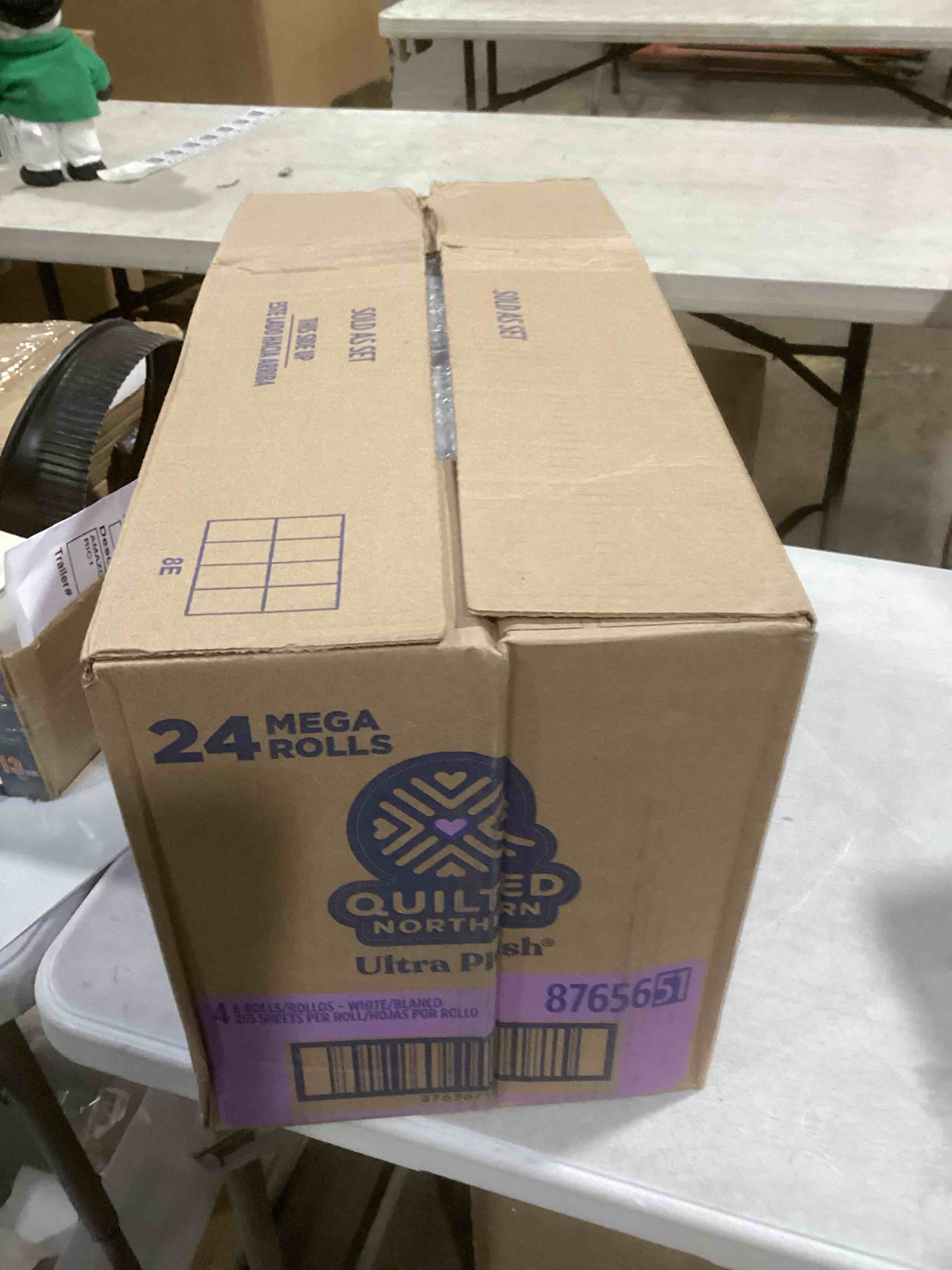 Each box includes 24 mega rolls of ultra soft bamboo toilet paper. Each roll is high quality 3 ply toilet paper consisting of 370 squares in every roll.(similar)