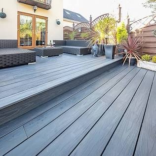 Bundle of 48 boards Fiberon   - 768 Ln.  Feet 1in.x5.5in.x16ft. Dark Gray  Composite Decking 