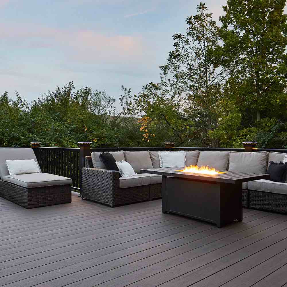 Bundle of 28 boards - 436 Ln.  Feet 1in.x5.5in.x16ft. Brown Bronze  Composite Decking 
